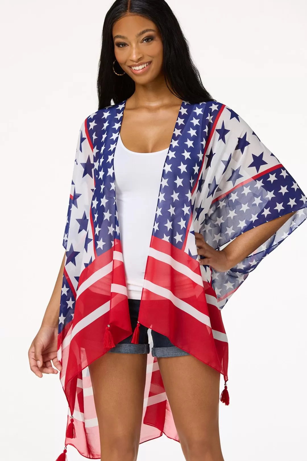 Cato Cover Ups | Tops | Americana Kimono