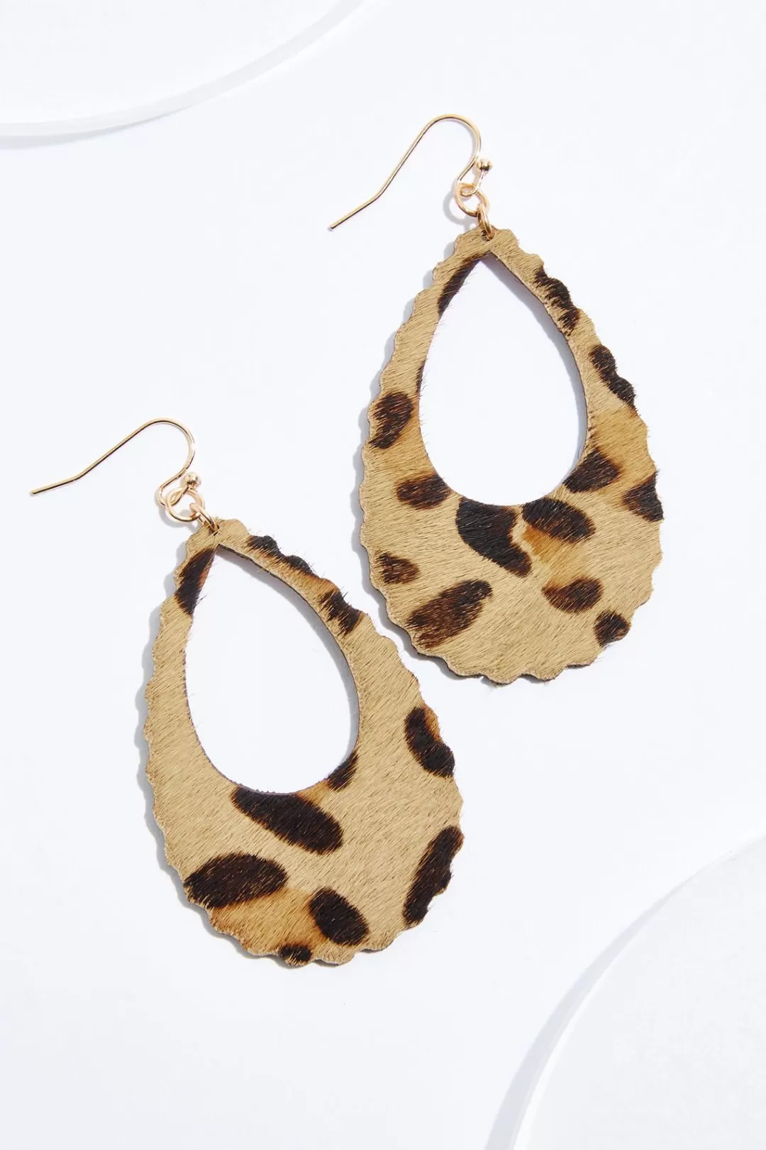 Cato Earrings | Animal Fur Tear Earrings