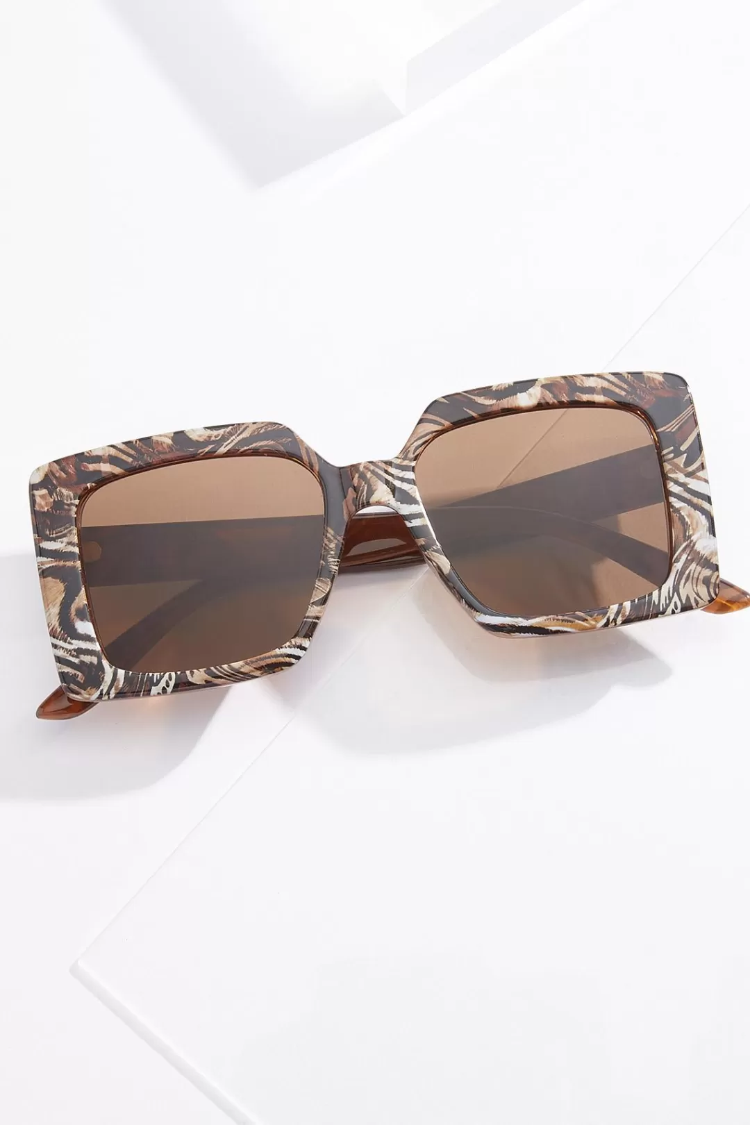 Cato Sunglasses | Animal Square Sunglasses