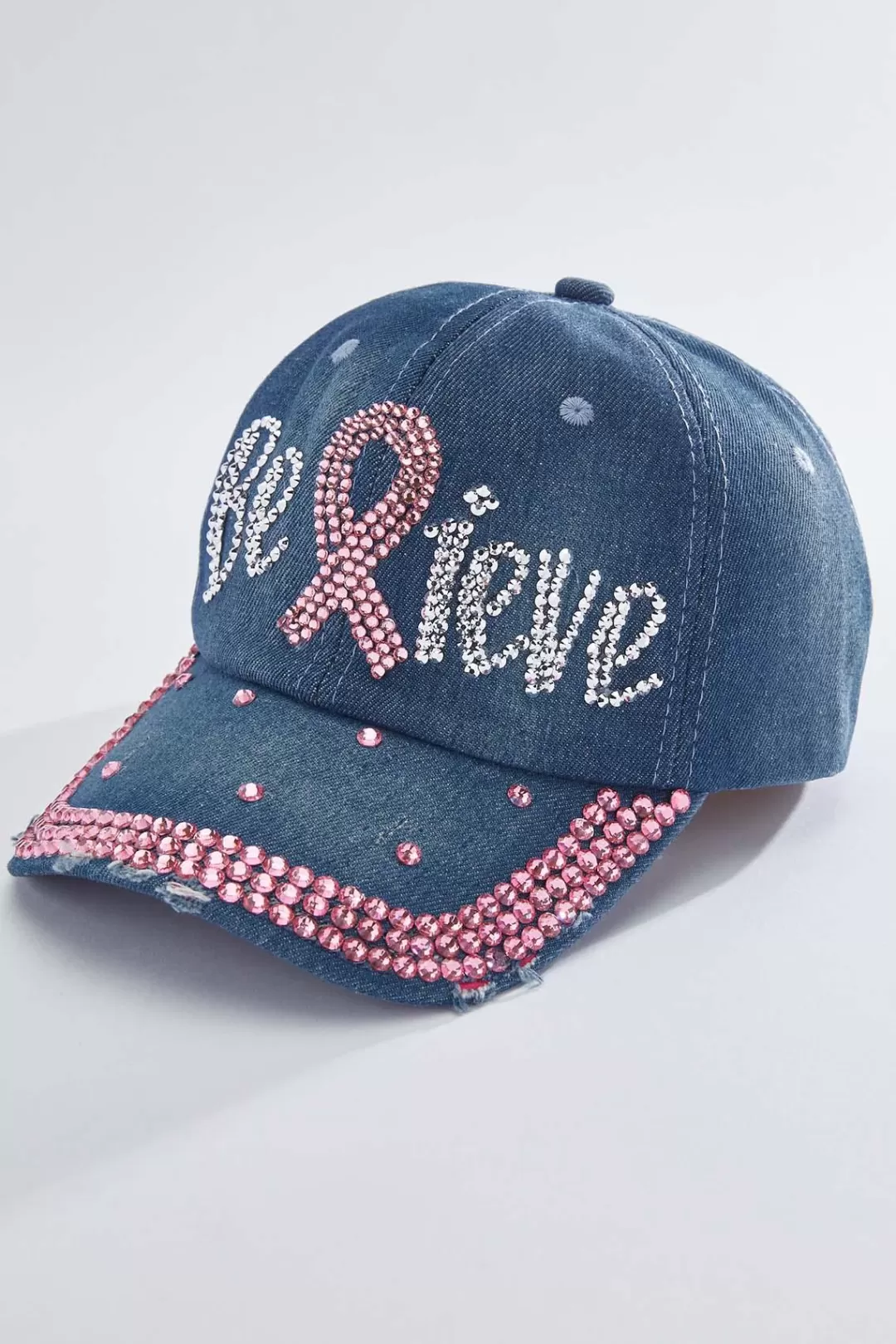 Cato Hats & Hair | Believe Rhinestone Baseball Hat