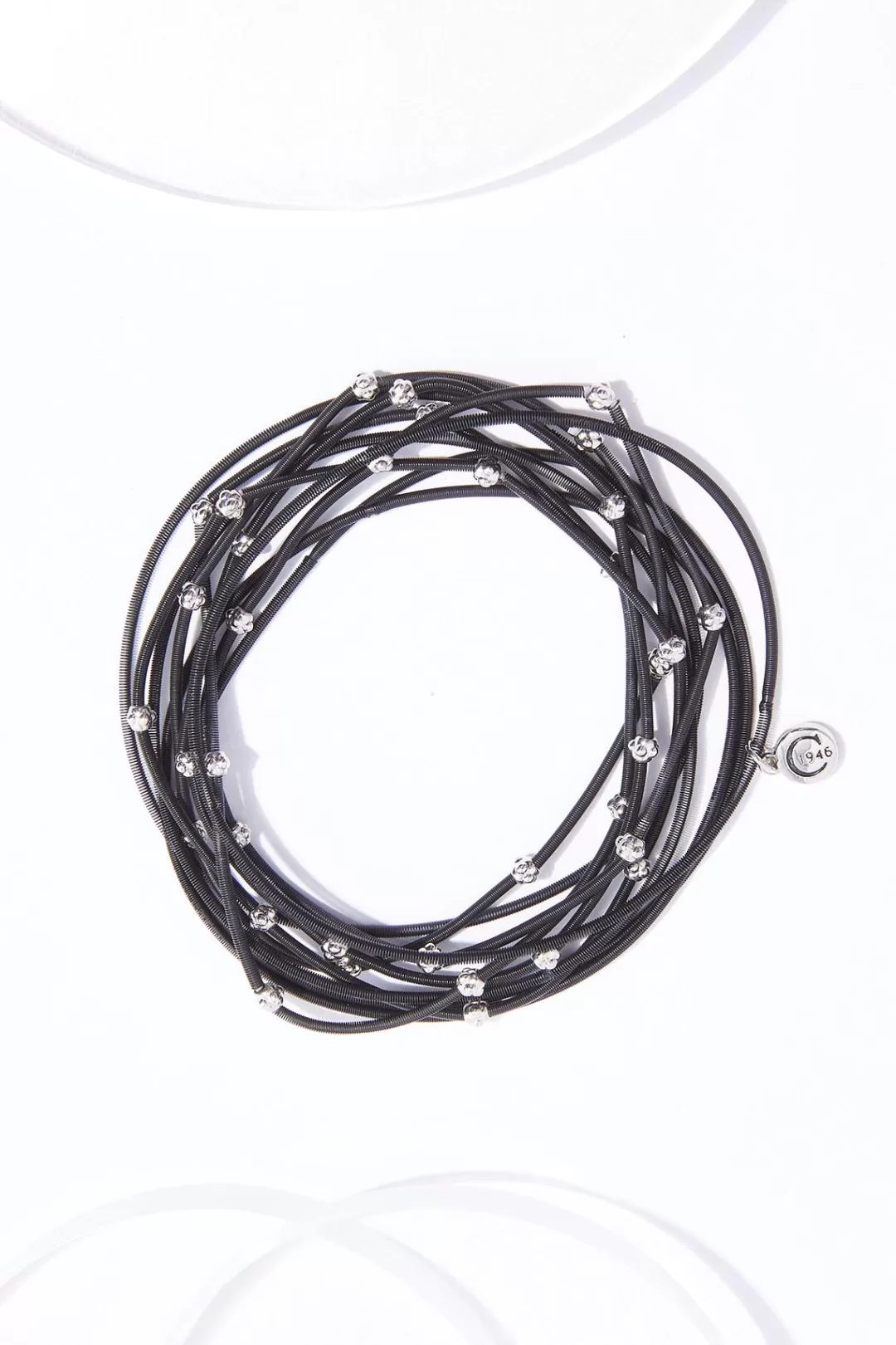 Cato Bracelets | Black Guitar String Bracelet Set