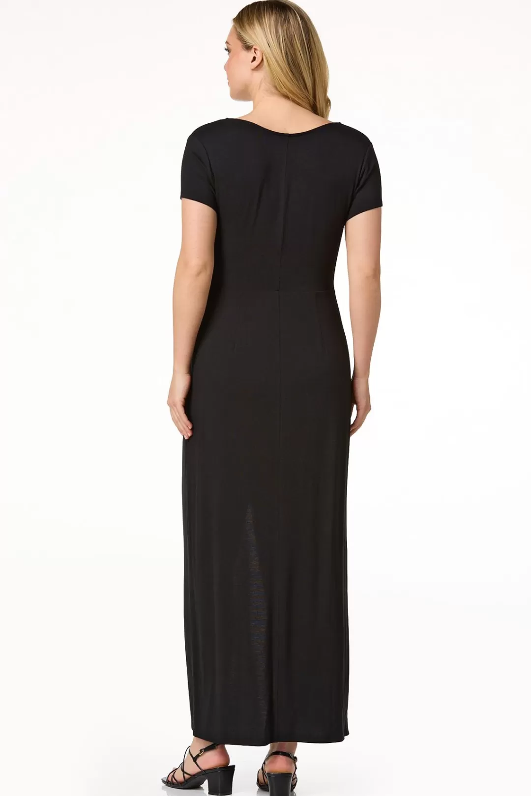 Cato Dresses | Black Twisted Maxi Dress