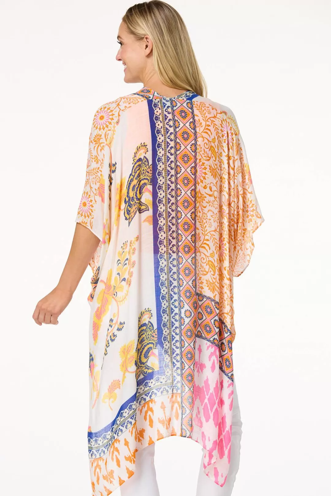 Cato Cover Ups | Tops | Boxed Mixed Print Kimono