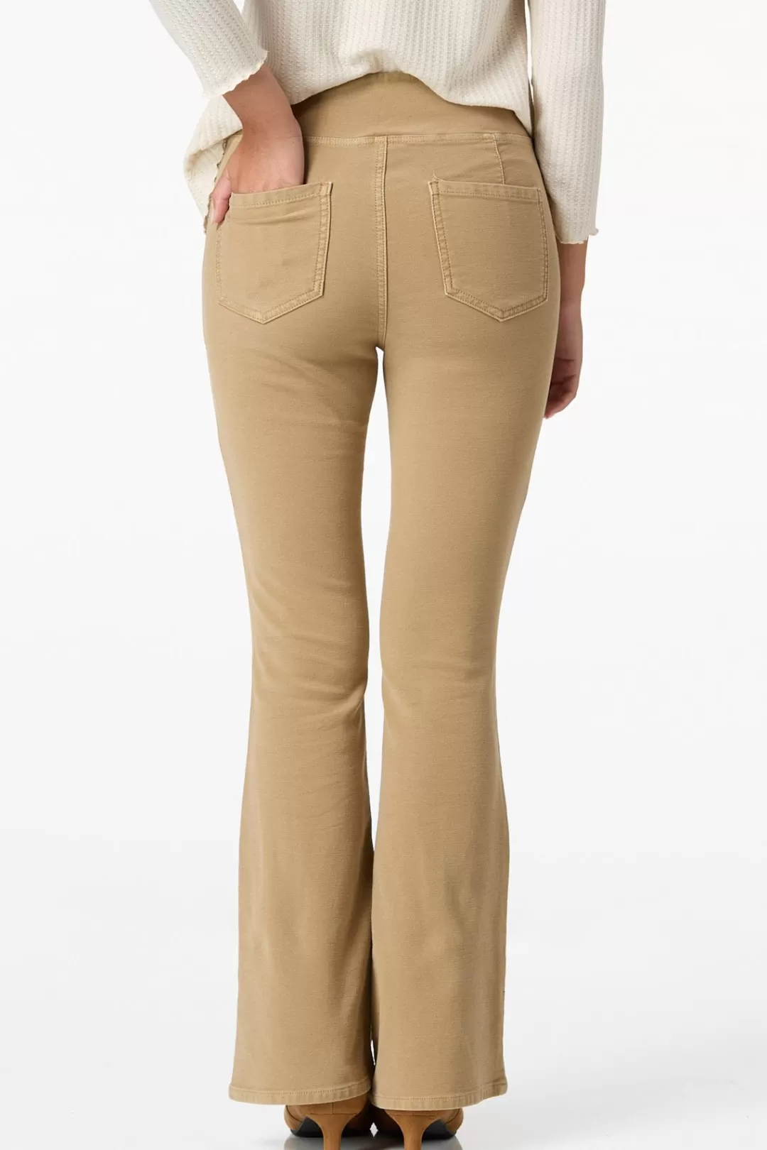 Cato Pants | Flare Pull- On Pants