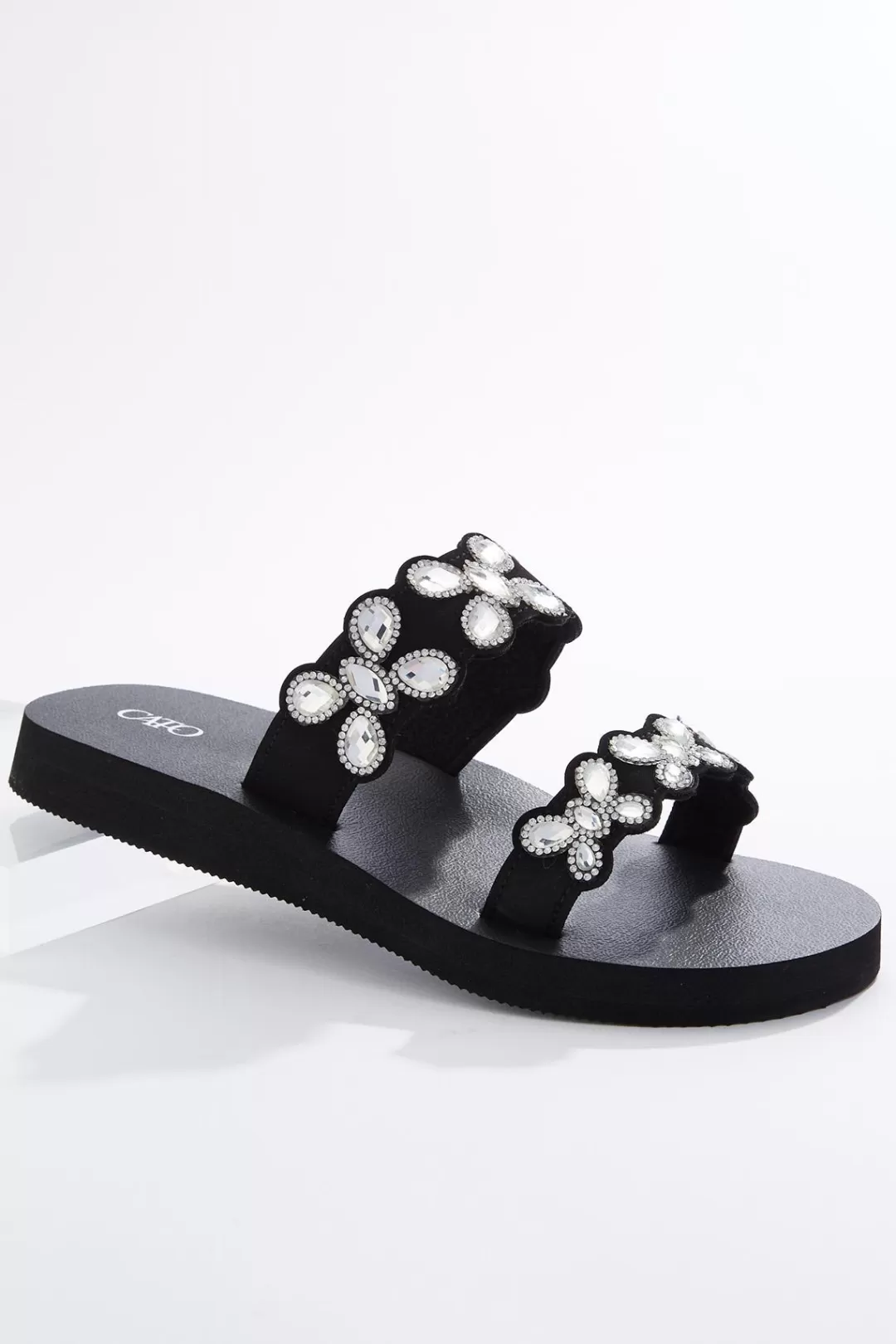 Cato Sandals | Butterfly Stone Band Sandals