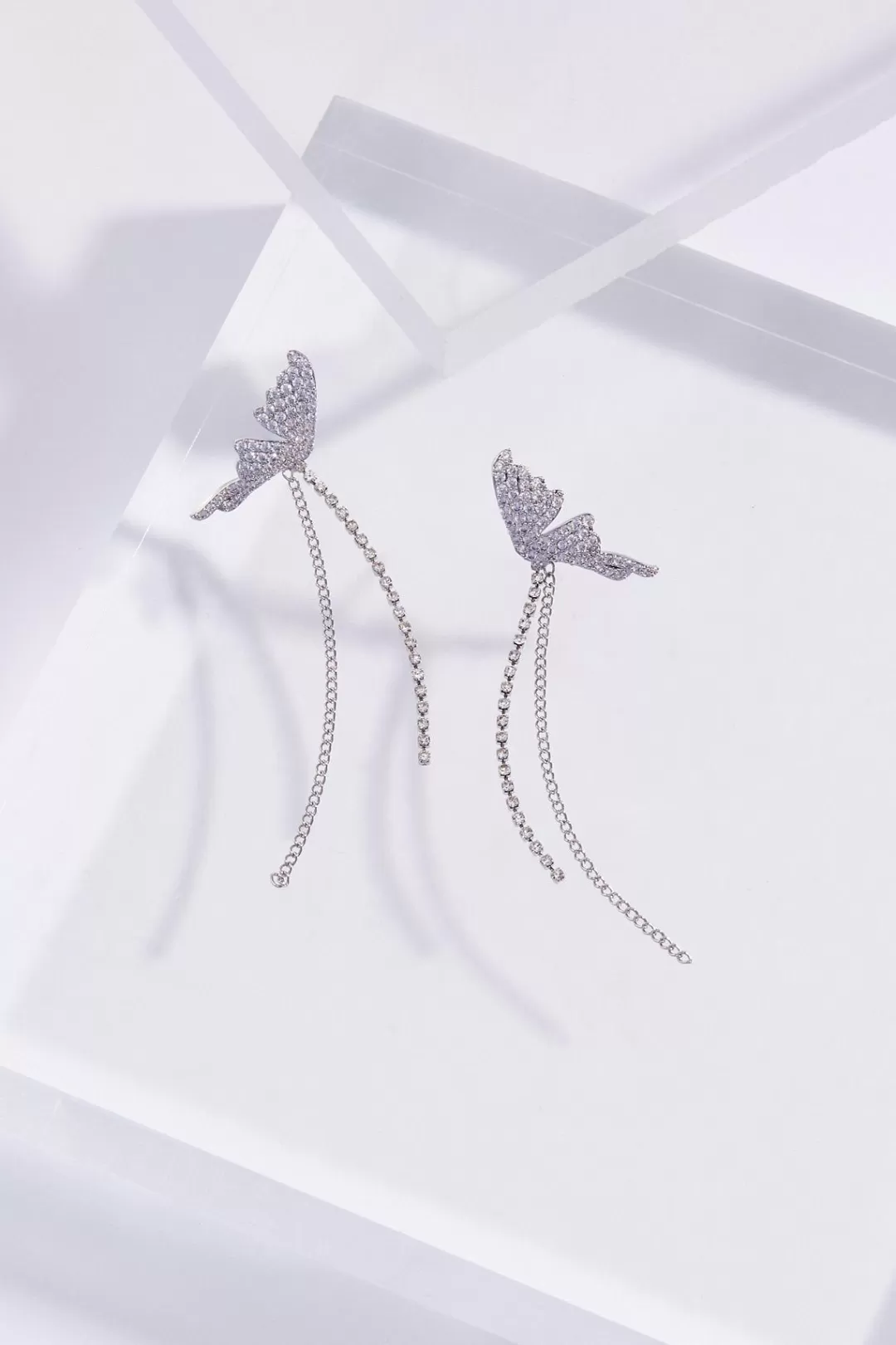 Cato Earrings | Butterfly Wing Tassel Earrings