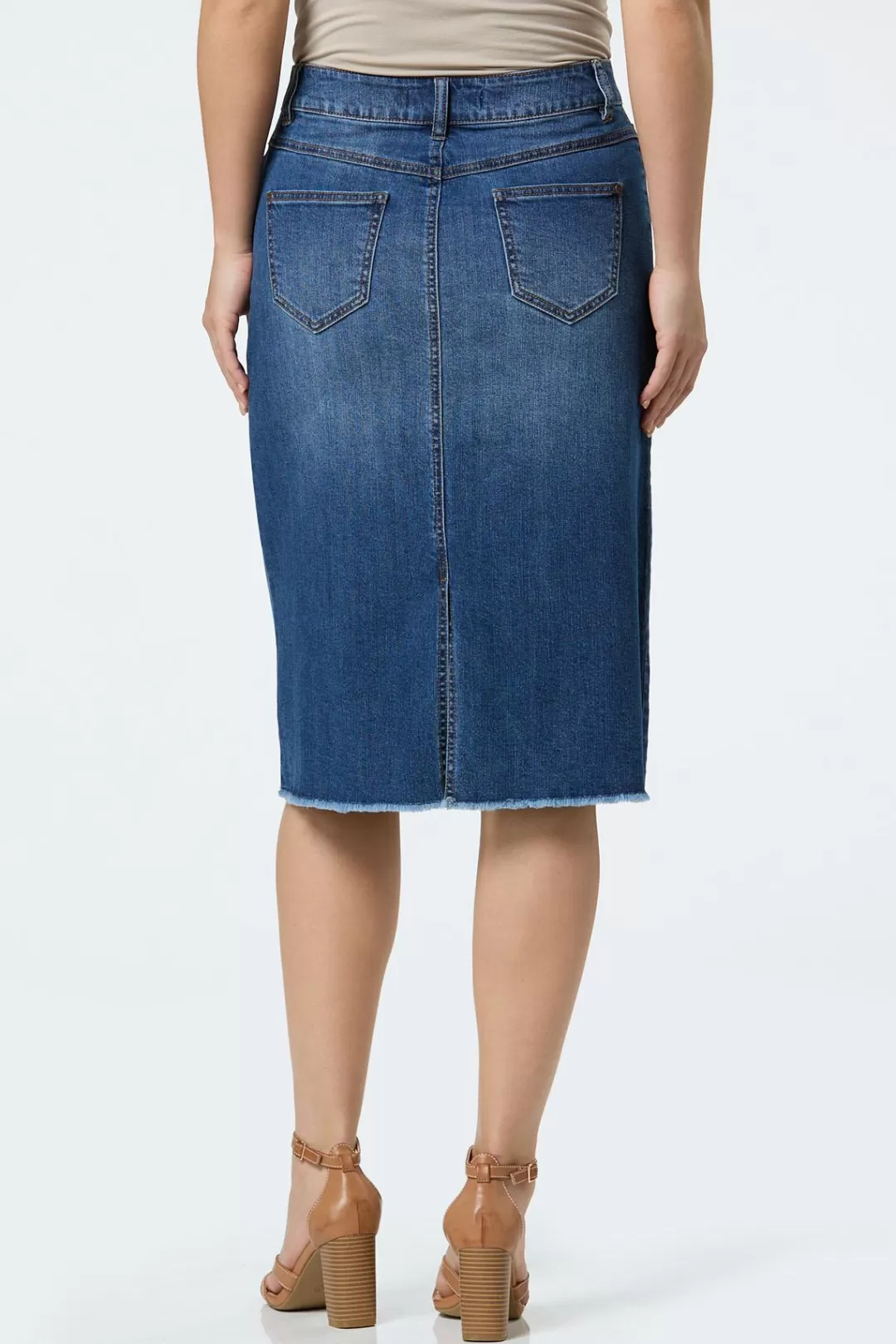 Cato Skirts | Jeans | Button Fly Denim Skirt