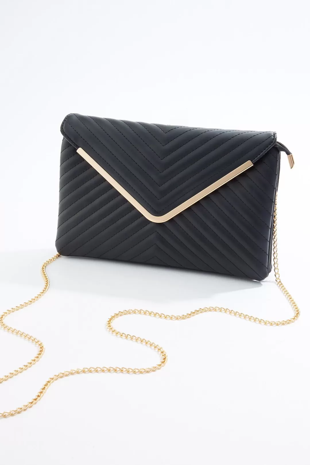 Cato Handbags | Chevron Puff Convertible Crossbody