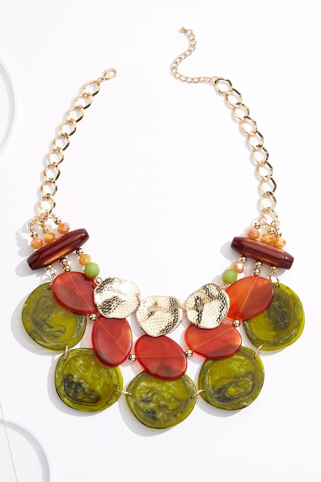 Cato Necklaces | Chunky Lucite Layered Necklace