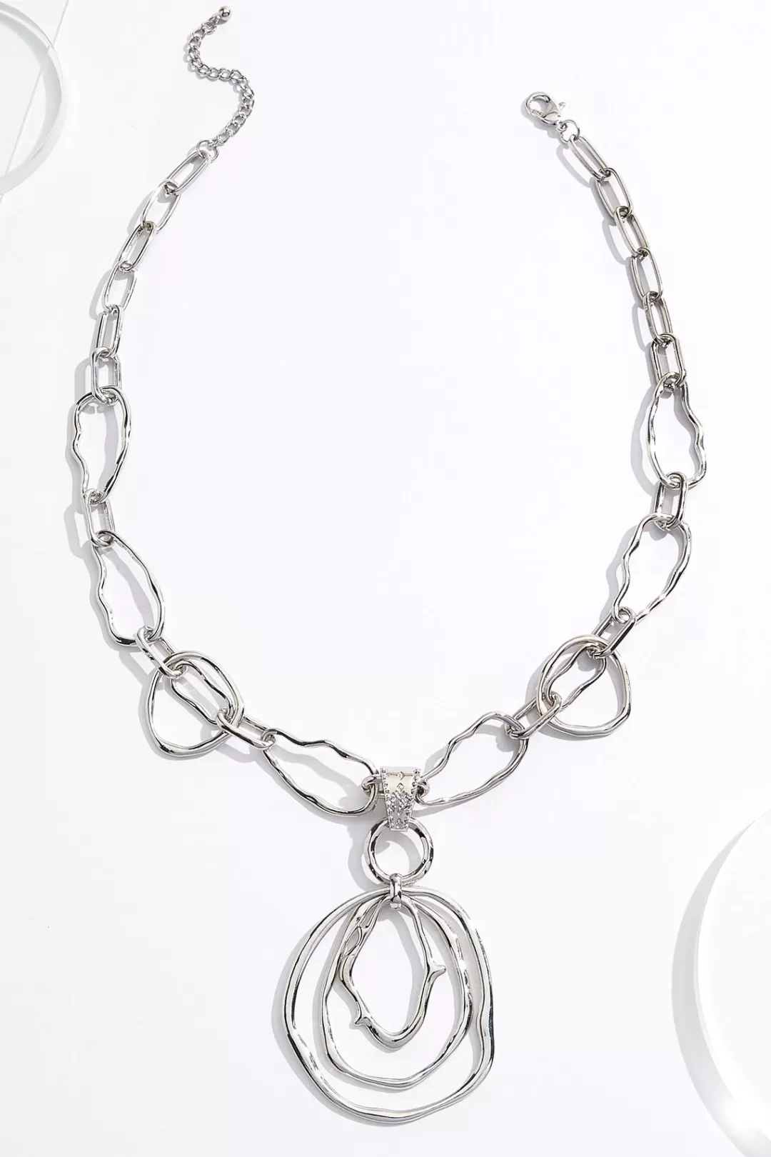 Cato Necklaces | Circle Chain Pendant Necklace