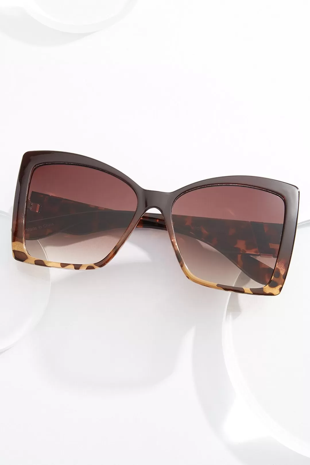 Cato Sunglasses | Colorblock Leopard Sunglasses