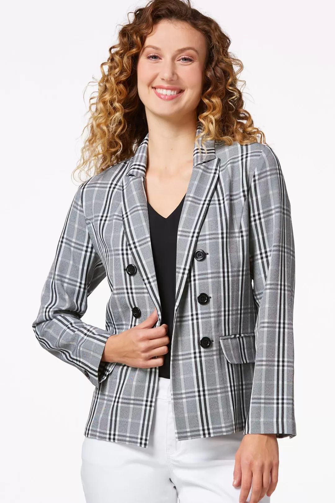 Cato Suiting | Jackets & Vests | Contrast Check Blazer