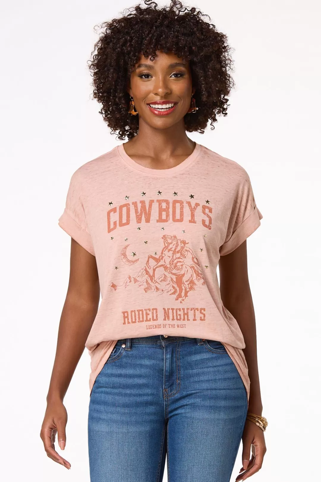 Cato Tops | Cowboys Rodeo Nights Tee