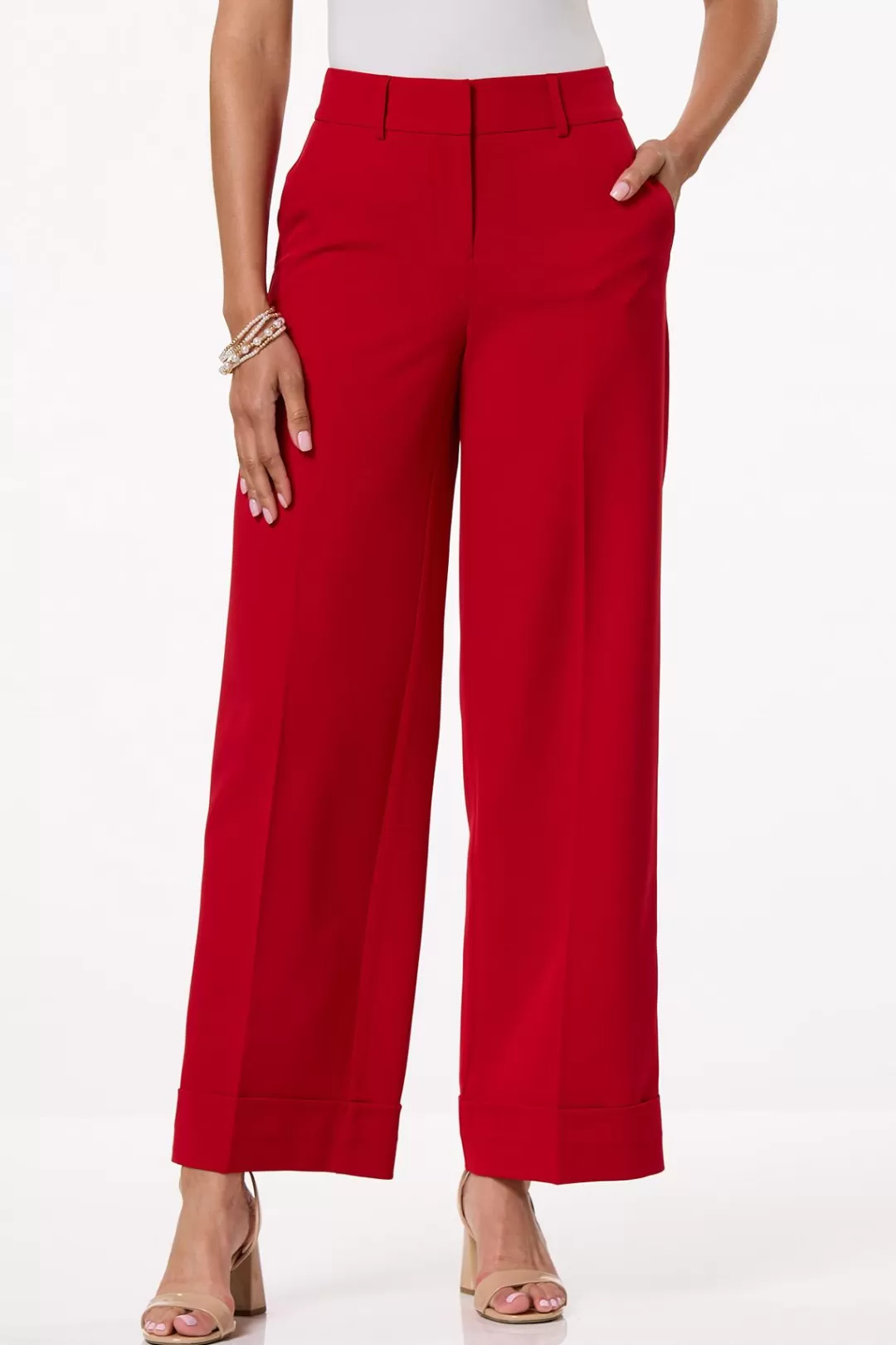 Cato Suiting | Pants | Cuffed Wide Leg Pants