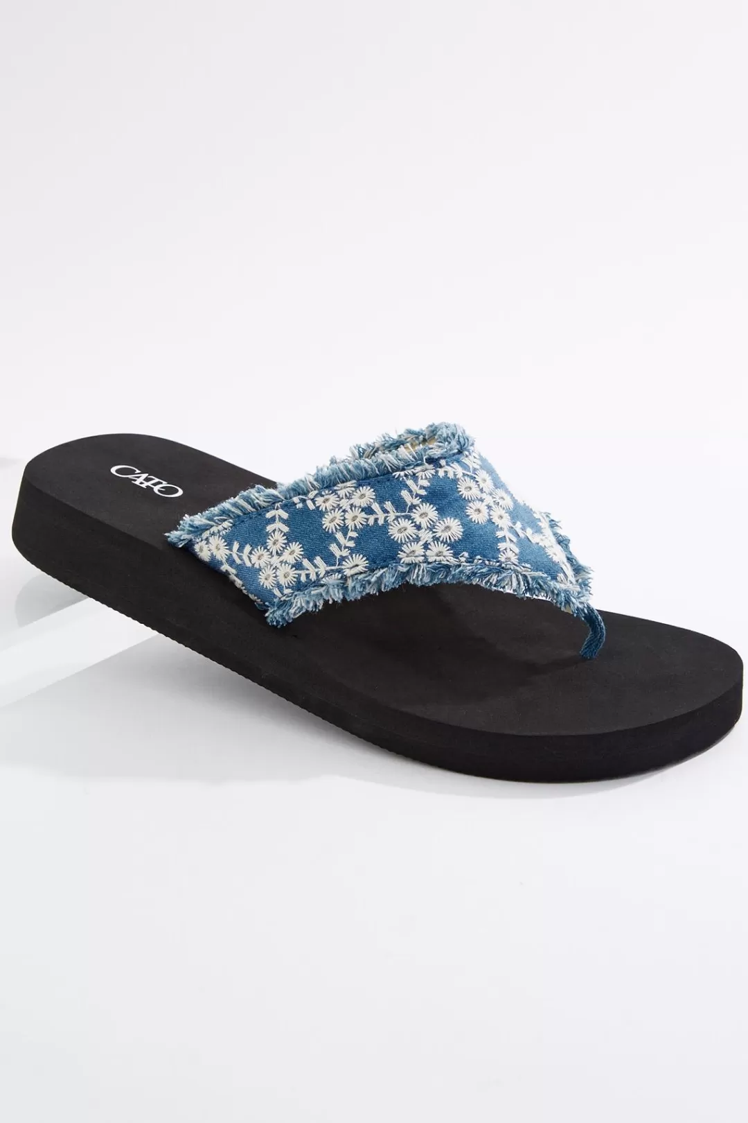 Cato Sandals | Eyelet Flip Flops