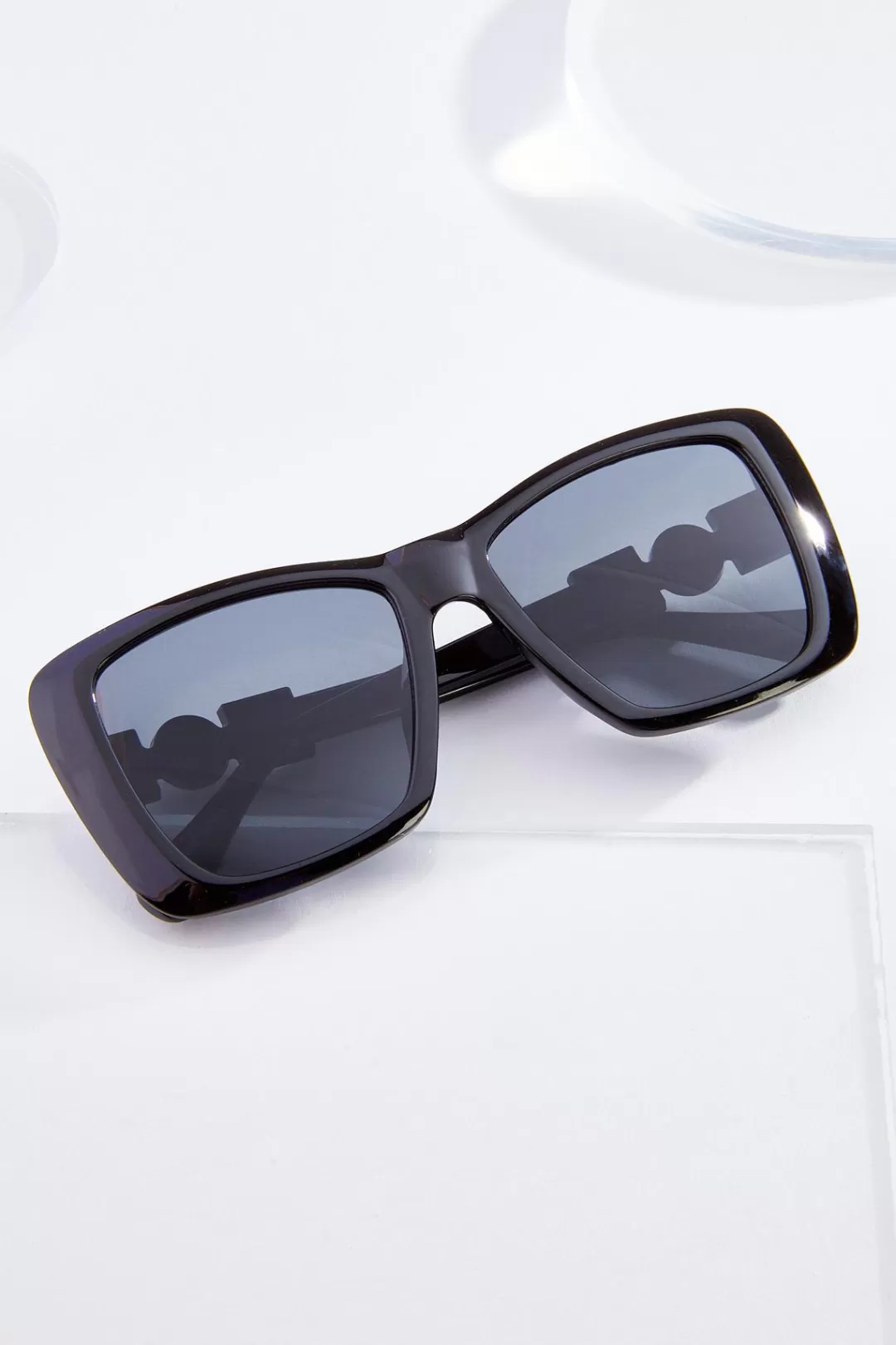 Cato Sunglasses | Embellished Arm Square Sunglasses