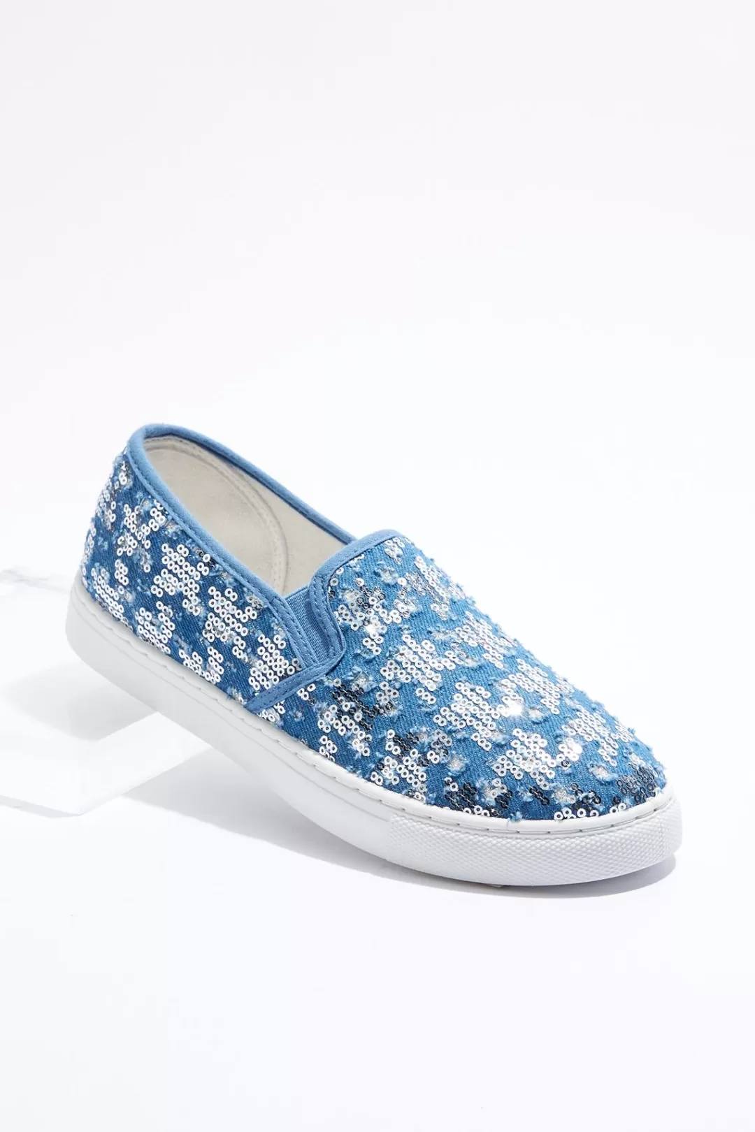 Cato Sneakers | Embellished Distressed Sneakers