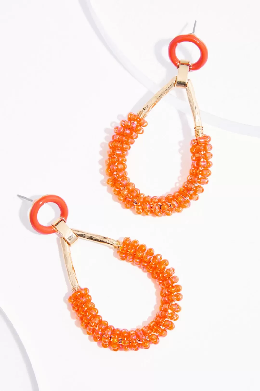 Cato Earrings | Everyday Seed Bead Tear Earrings