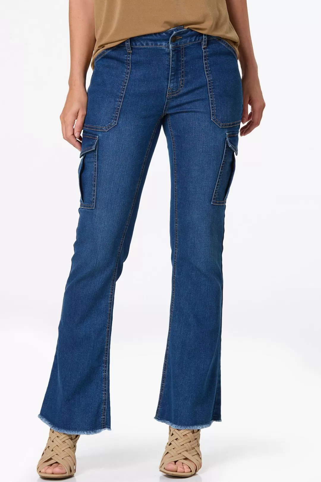 Cato Jeans | Flare Cargo Jeans