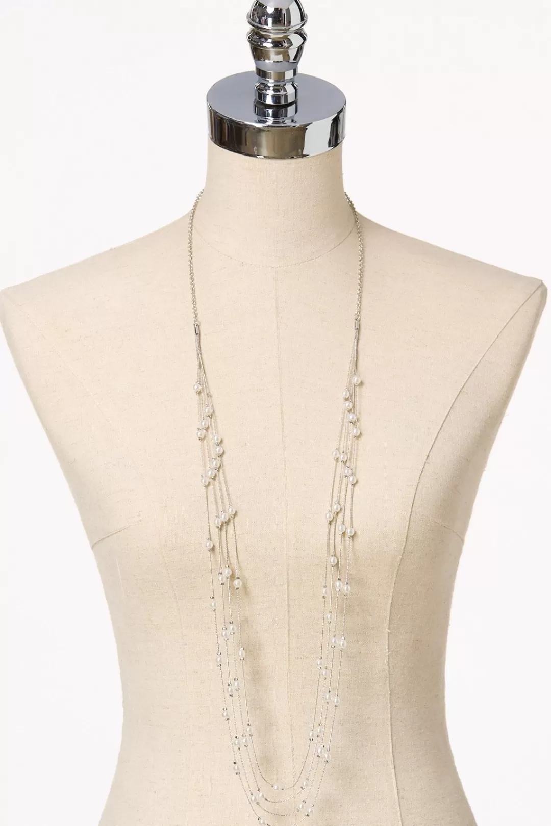 Cato Social Occasion | Sets | Floating Pearl Layered Necklace Set