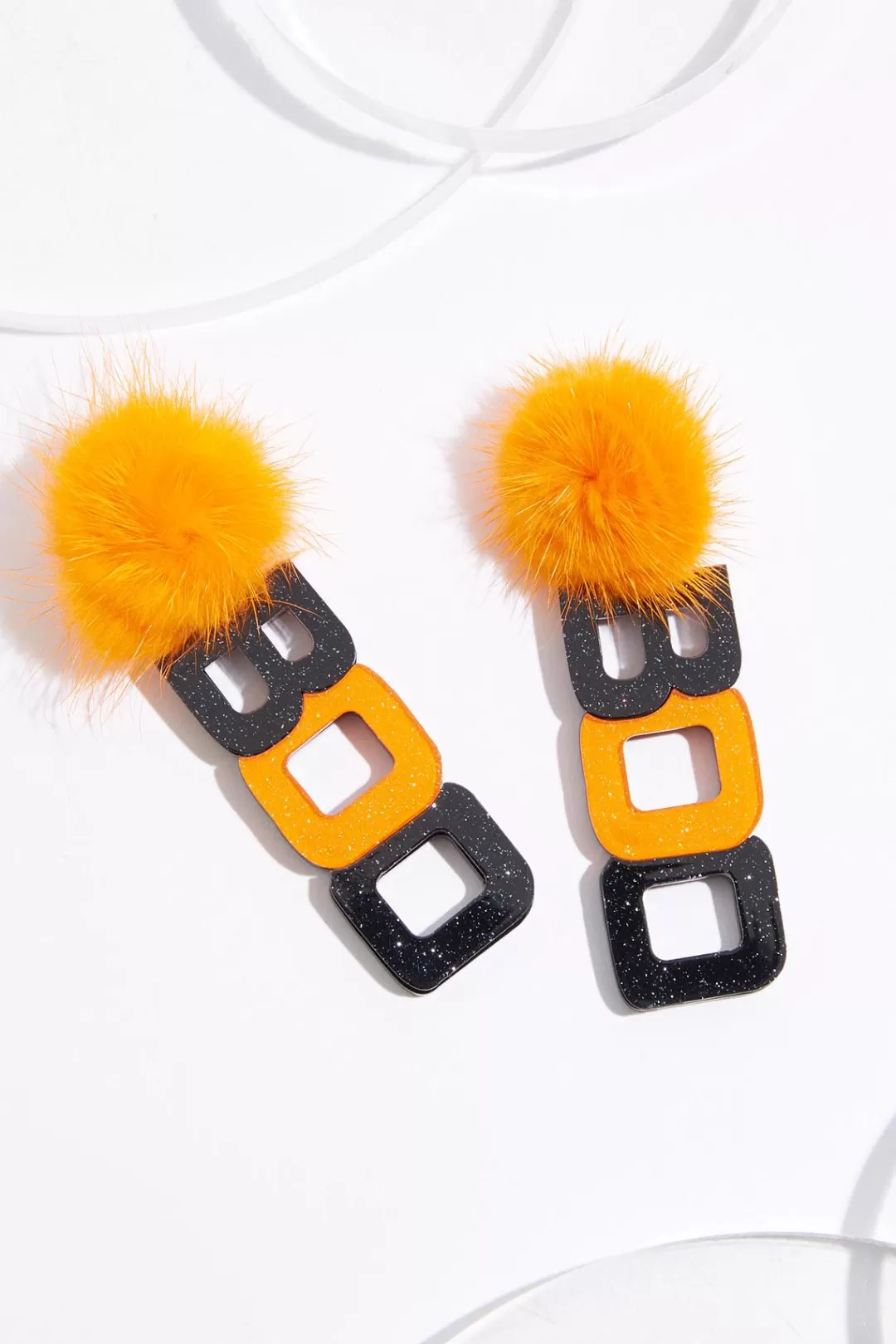 Cato Earrings | Fur Ball Boo Earrings