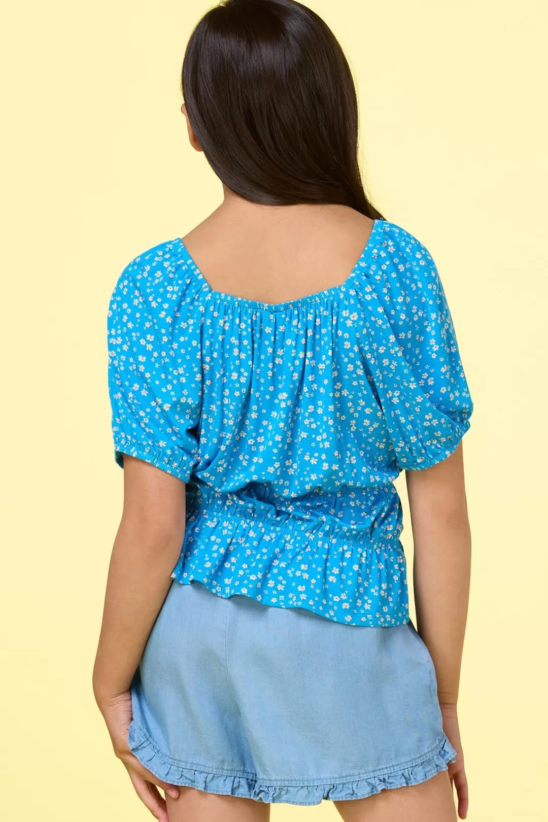 Cato Tops & Jackets | Girls Blue Floral Top