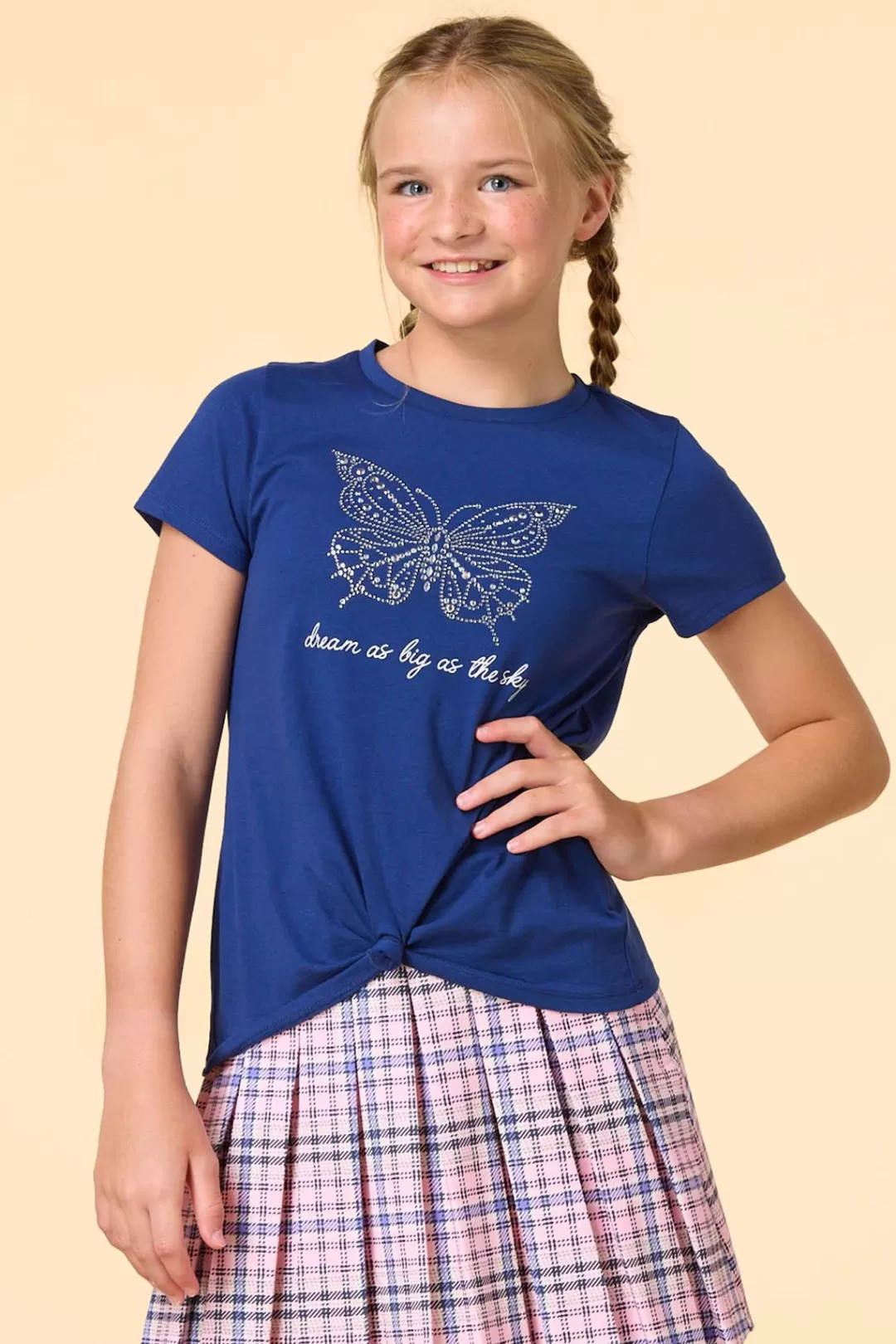 Cato Tops & Jackets | Girls Embellished Butterfly Tee