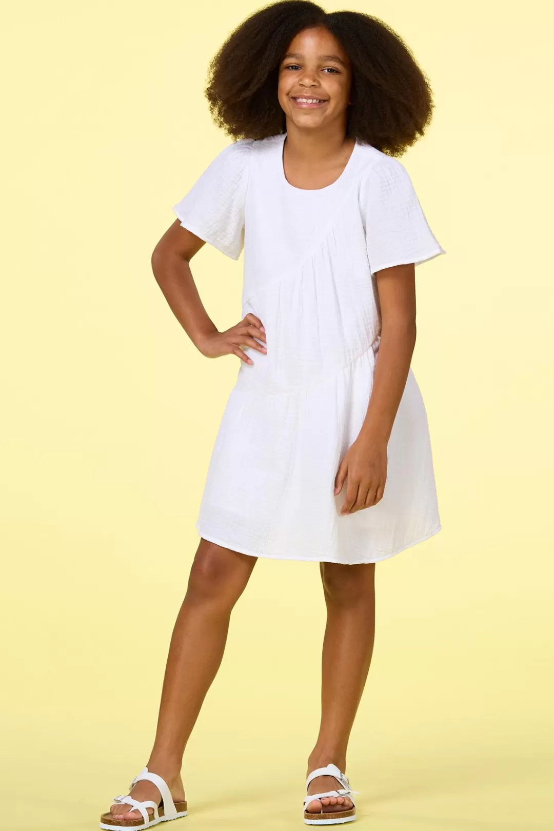 Cato Dresses | Girls Flowy White Dress