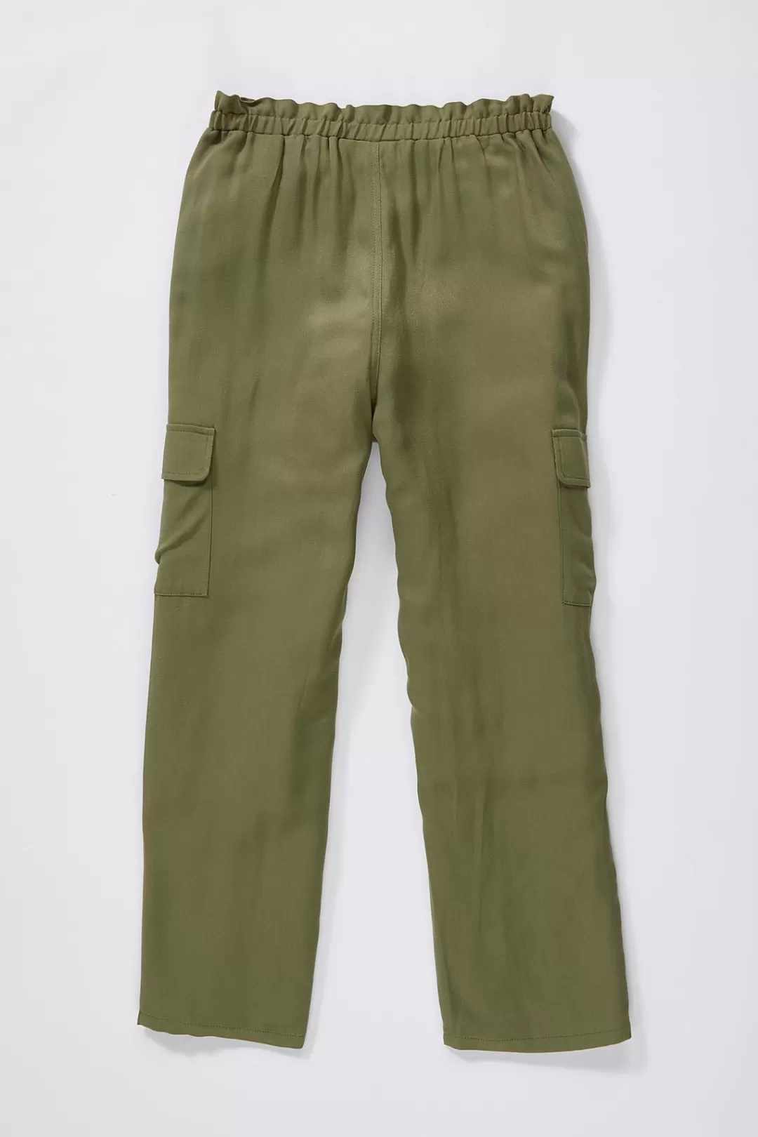 Cato Bottoms | Girls Olive Paperbag Pants