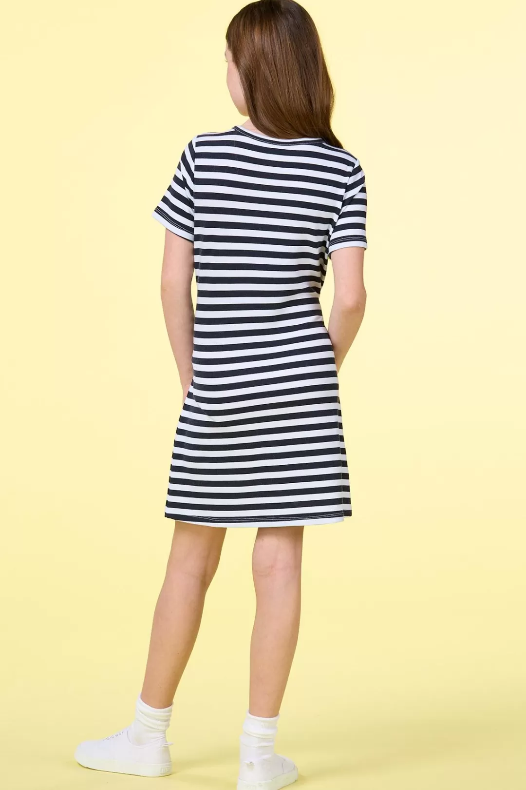 Cato Dresses | Girls Stripe Tie Waist Dress