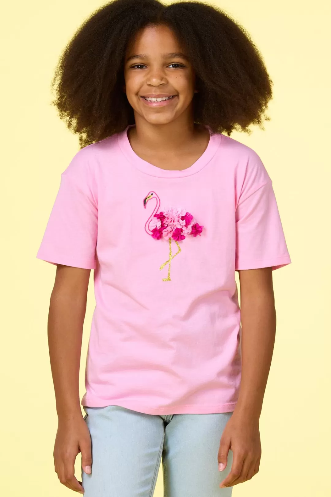 Cato Tops & Jackets | Girls Textured Flamingo Tee