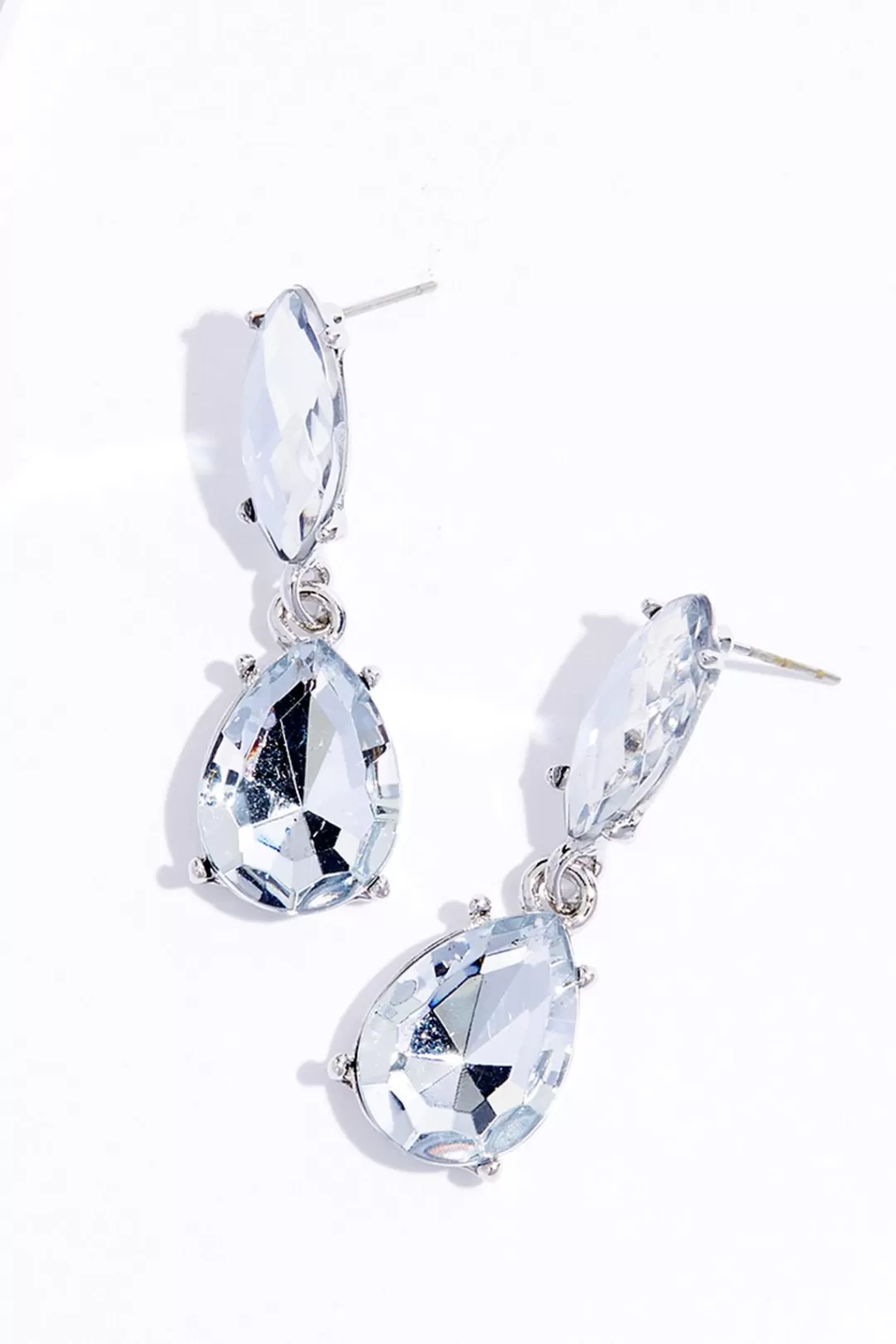 Cato Social Occasion | Earrings | Glass Faceted Rhinestone Earrings