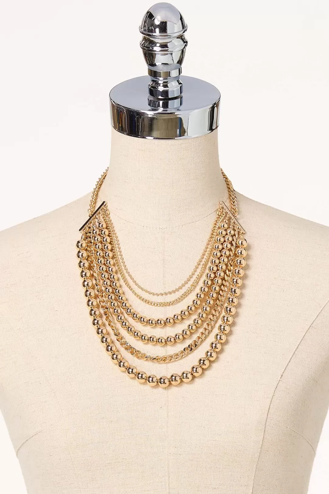 Cato Necklaces | Ball Layered Necklace