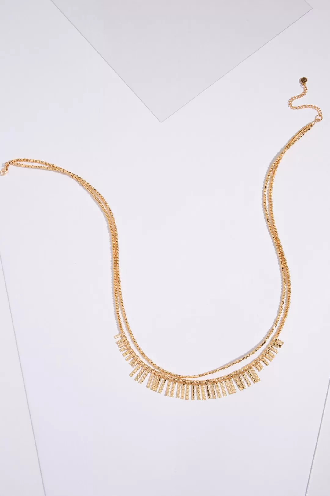 Cato Necklaces | Bar Bead Layered Necklace