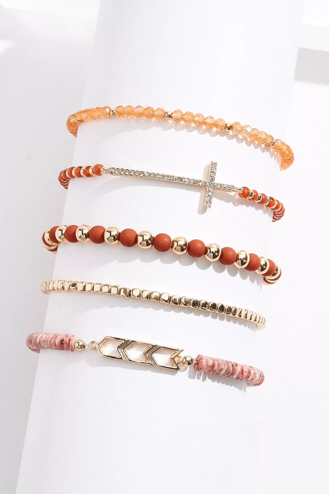 Cato Inspirational | Bracelets | Cross Beaded Bracelet Set