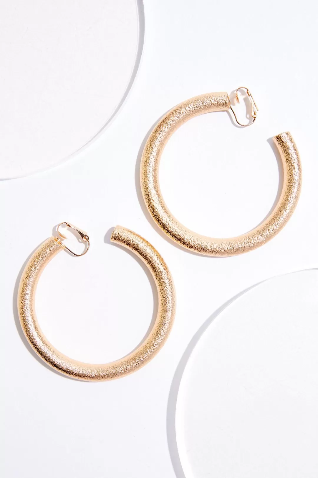 Cato Earrings | Foiled Hoop Earrings