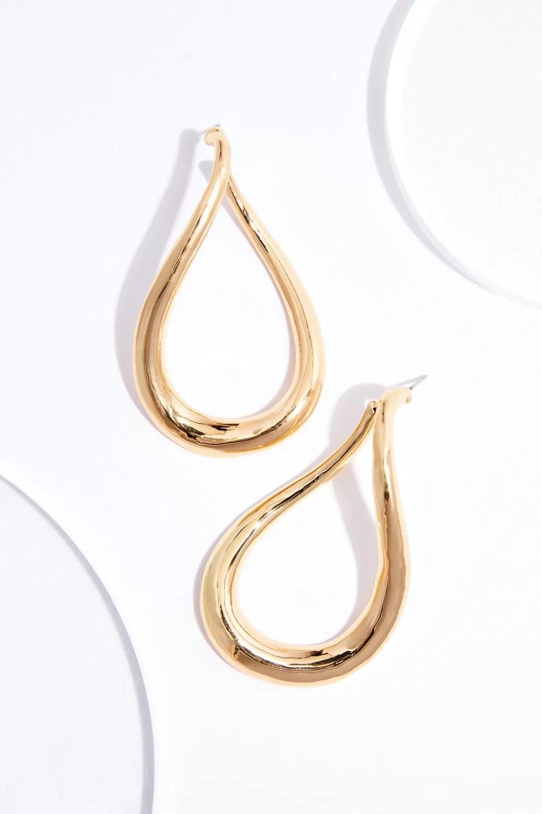 Cato Earrings | Twist Hoop Earrings