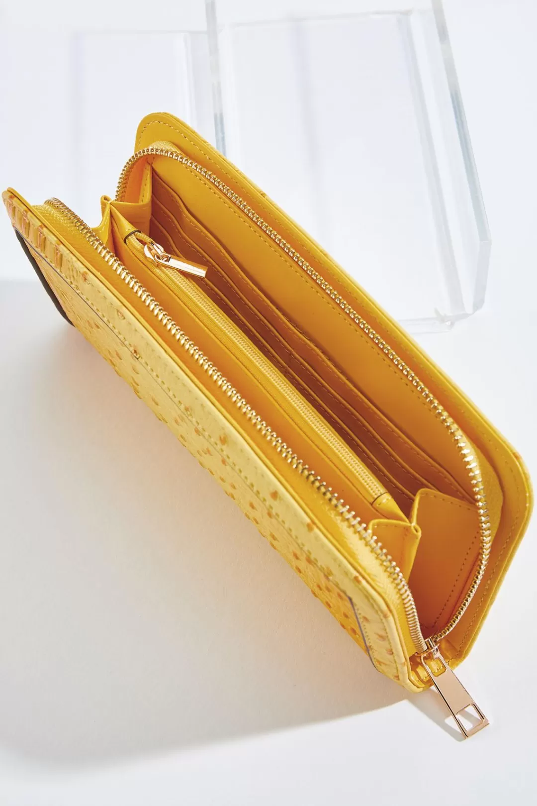 Cato Handbags | Golden Textured Wallet