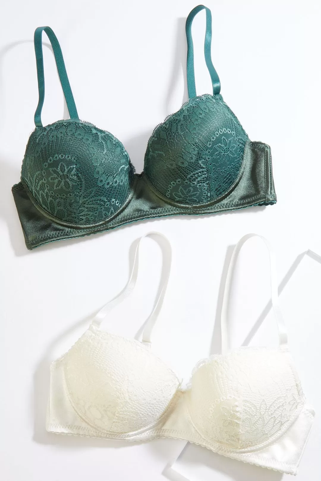 Cato Intimates | Green Goddess Bra Set