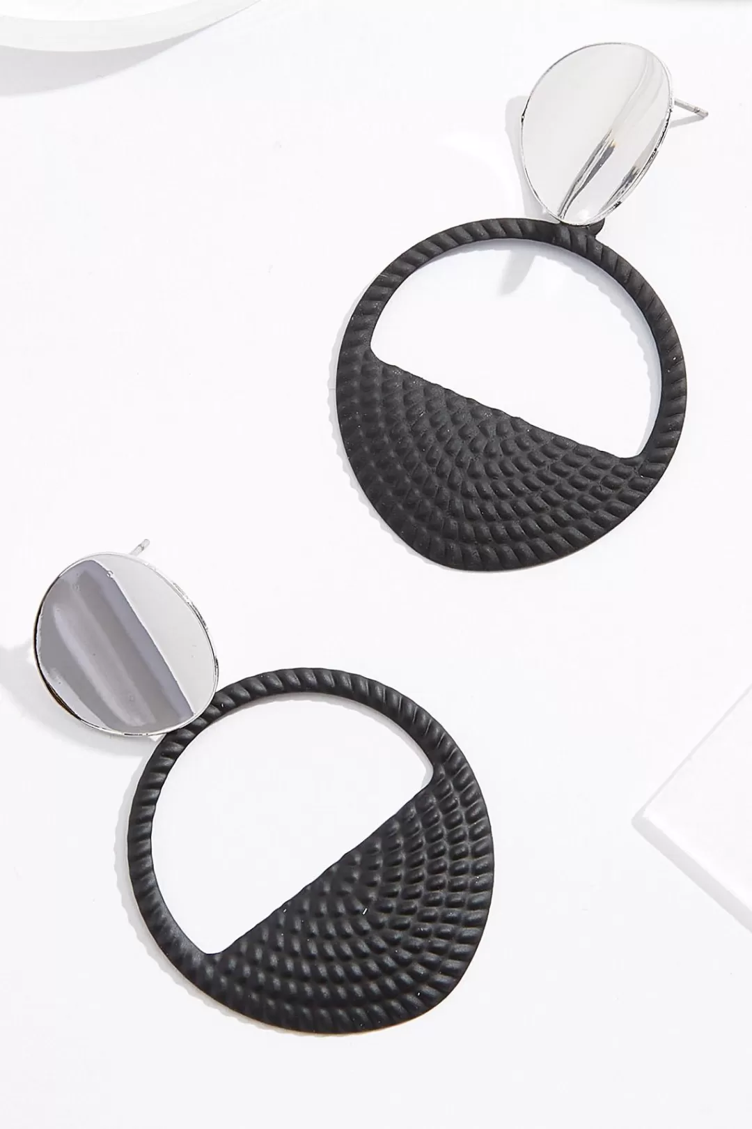 Cato Earrings | Half Circle Dangle Earrings