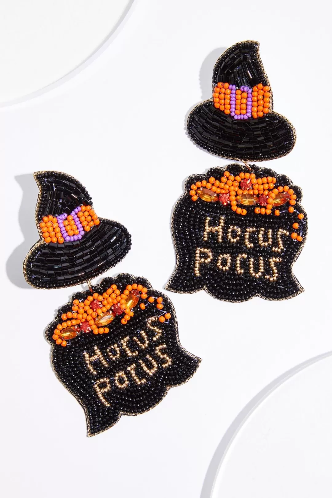 Cato Earrings | Hocus Pocus Seed Bead Earrings