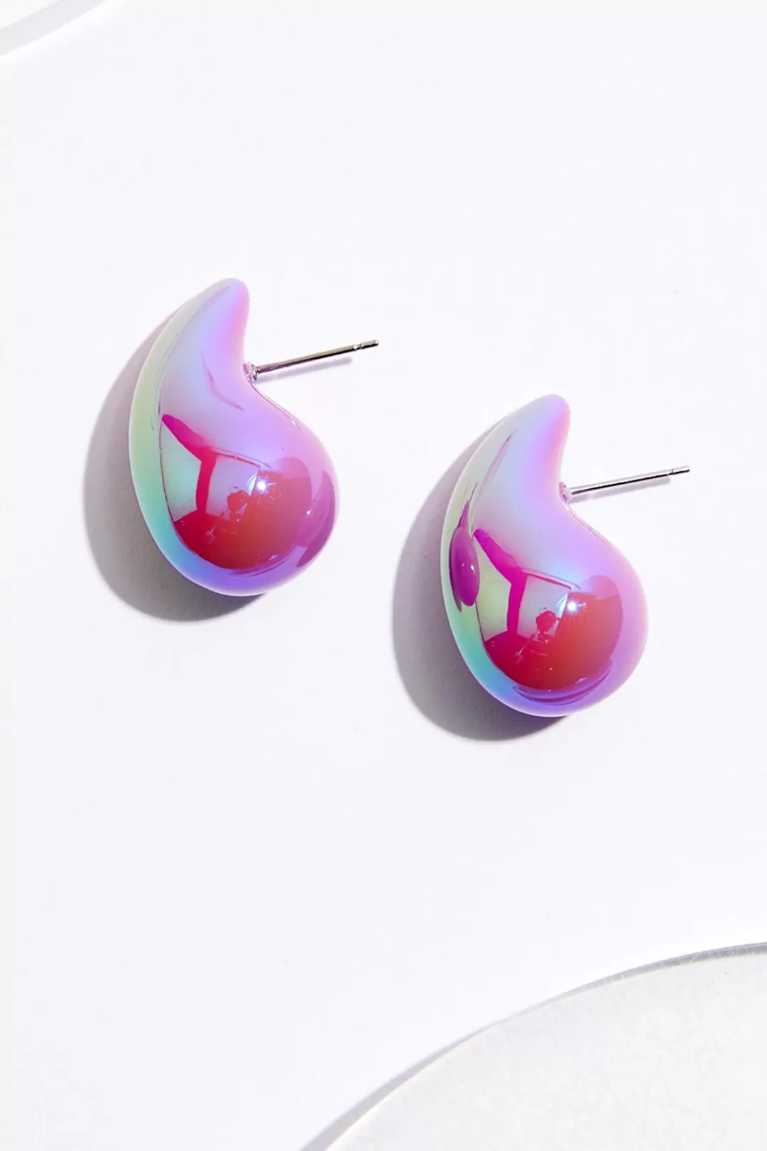 Cato Earrings | Iridescent Bubble Tear Earrings