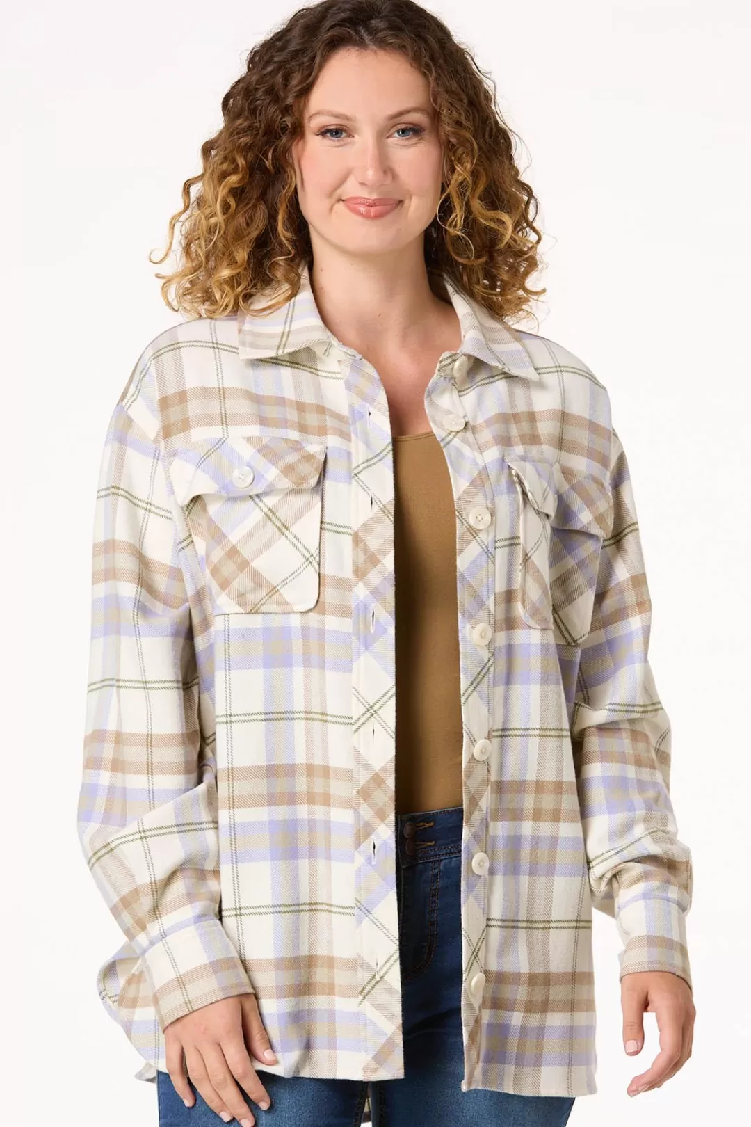 Cato Jackets & Vests | Plaid Shacket