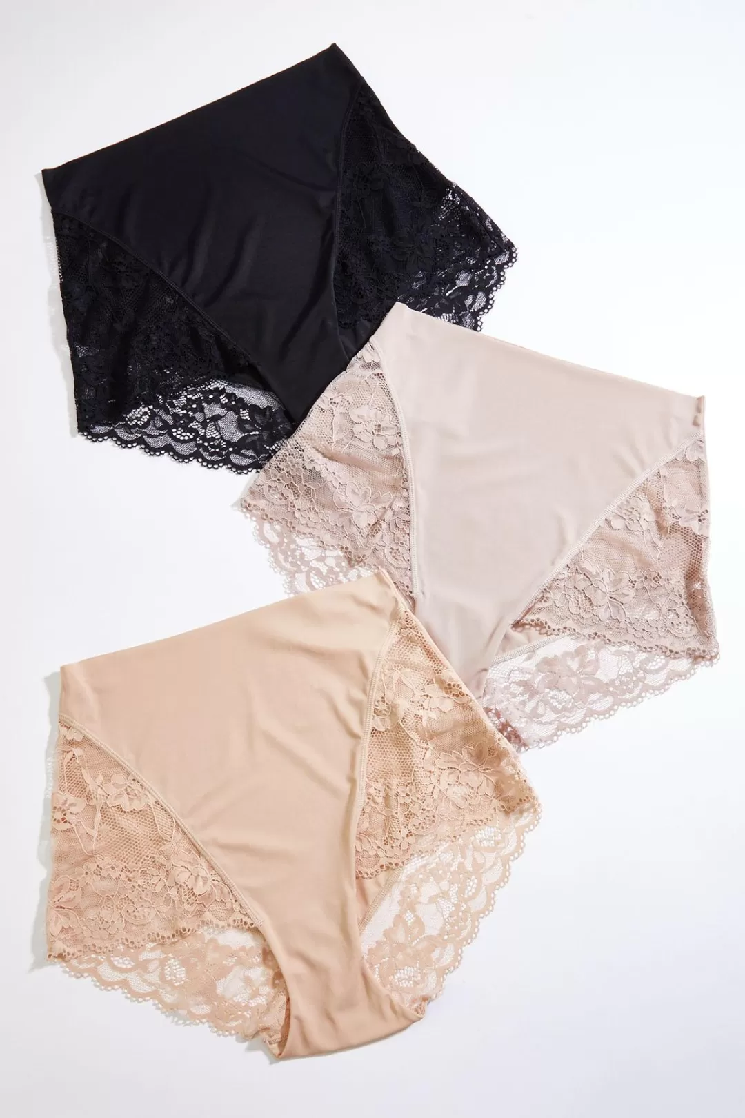 Cato Intimates | Lace Panel Brief Panty Set