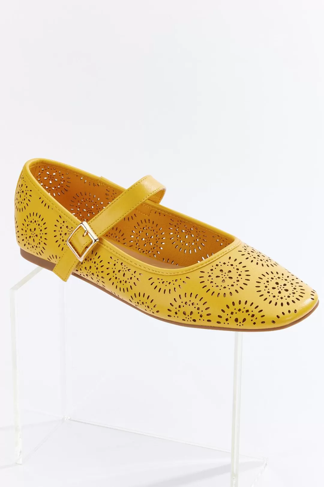 Cato Flats | Laser Cut Mary Jane Flats