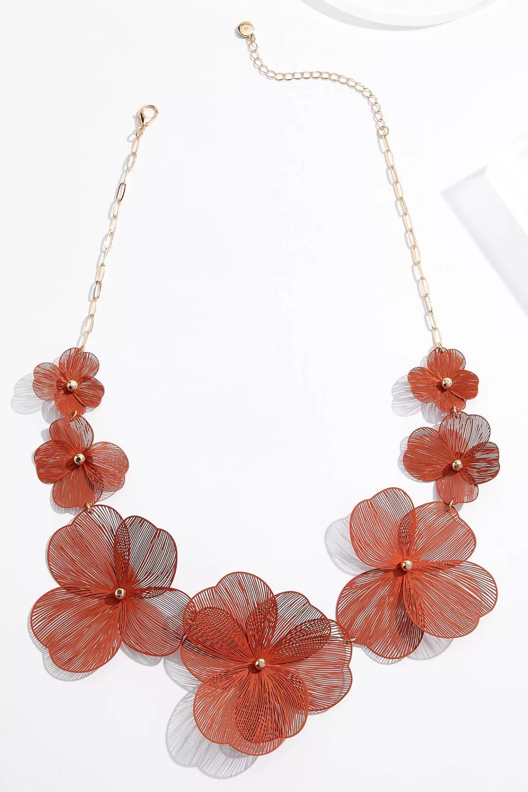 Cato Necklaces | Laser Flower Short Necklace