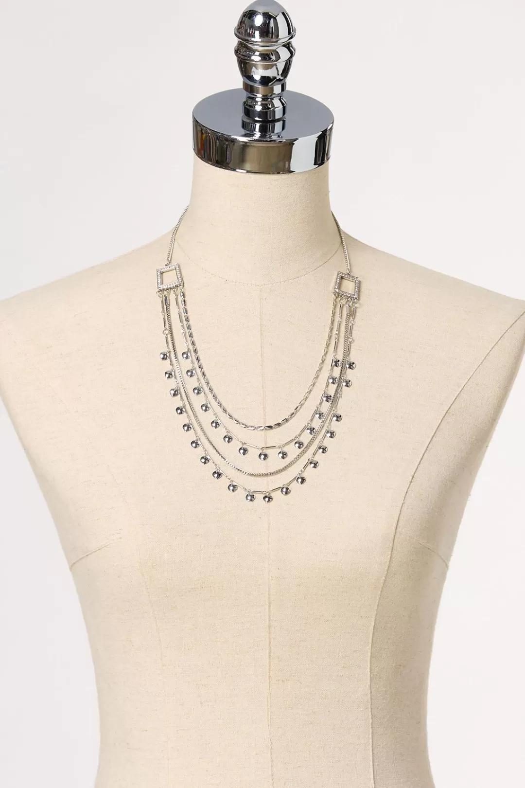 Cato Necklaces | Layered Charm Short Necklace