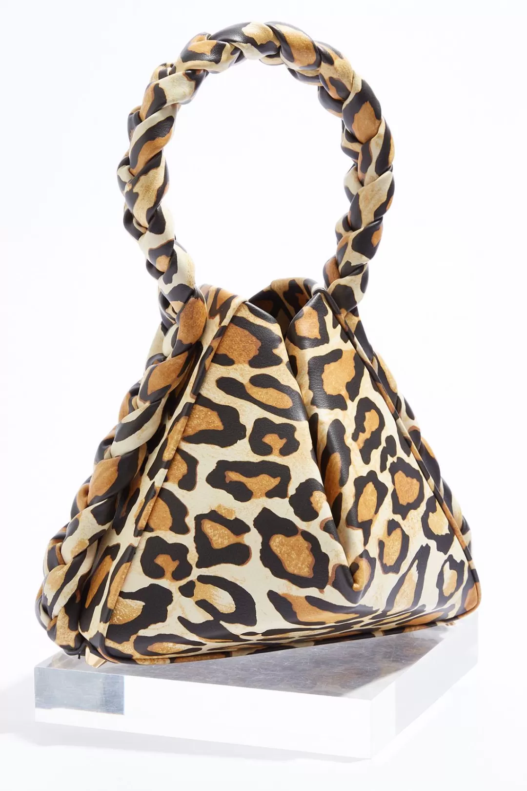 Cato Handbags | Leopard Expandable Mini Bag