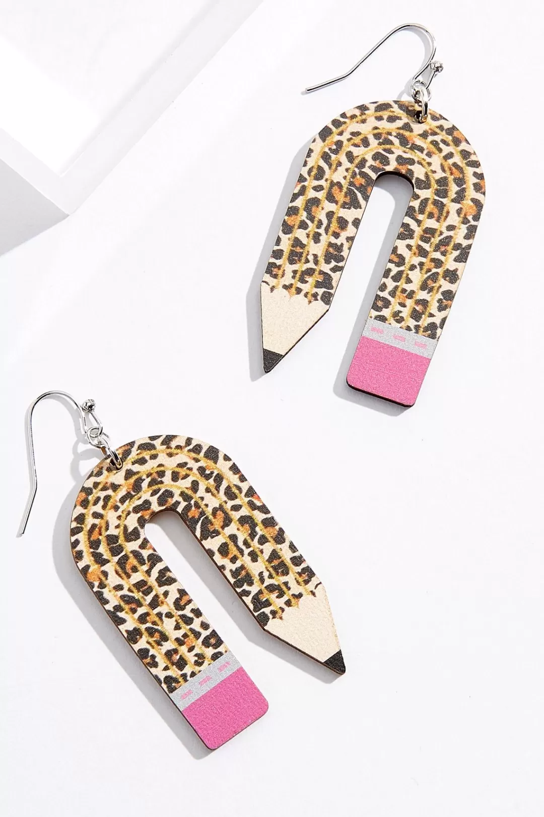 Cato Earrings | Leopard Pencil Arch Earrings