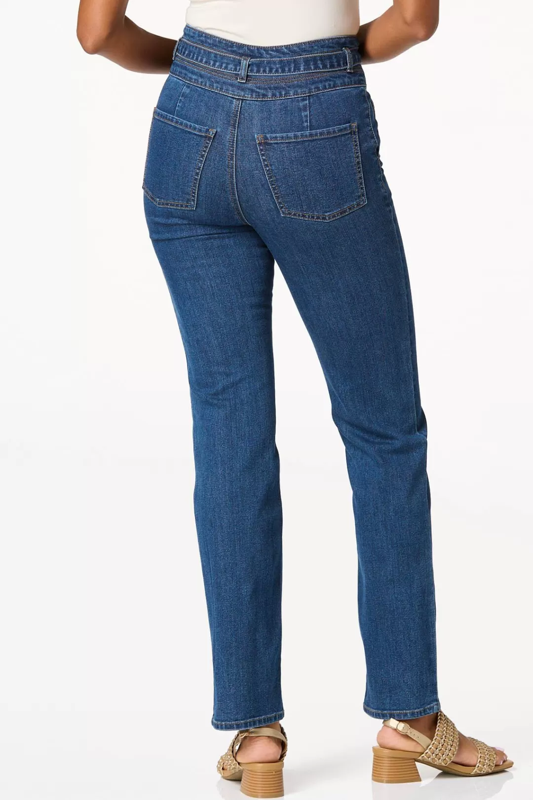 Cato Jeans | Level Up Tie Waist Ankle Jeans